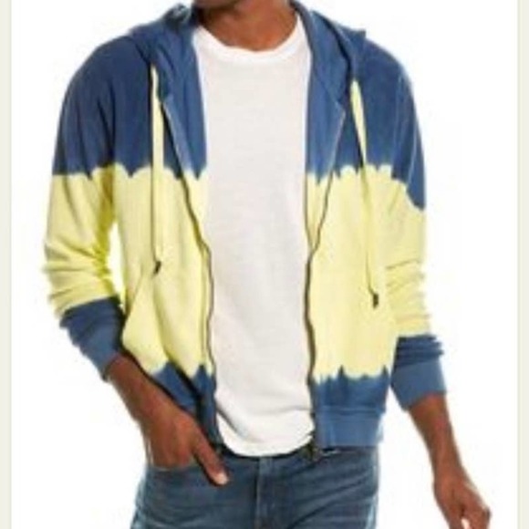 ATM ANTHONY THOMAS MELILLO Lemon Cotton French Terry Hoodie L NWOT - Picture 2 of 11